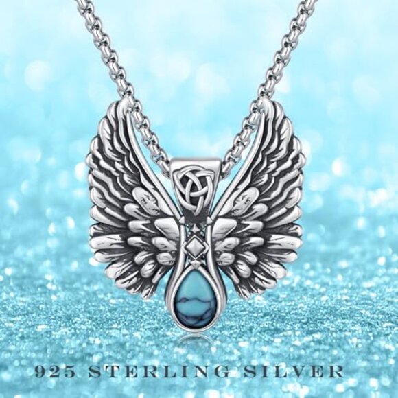 Sterling Silver Viking Rune Necklace Adjustable Chain Norse Amulet Pendant - Picture 7 of 8